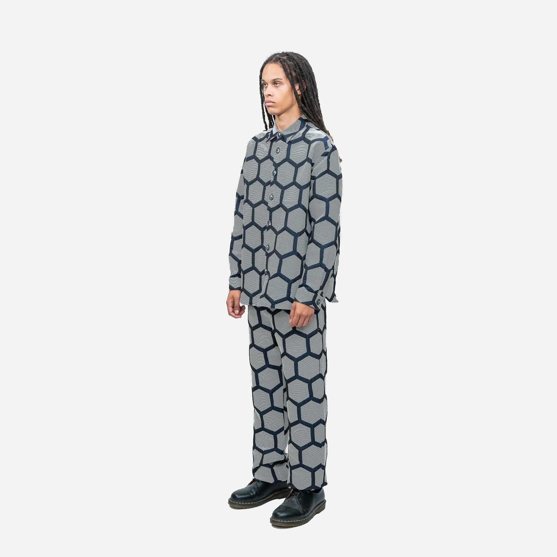 Hexagon Weaved Shirt